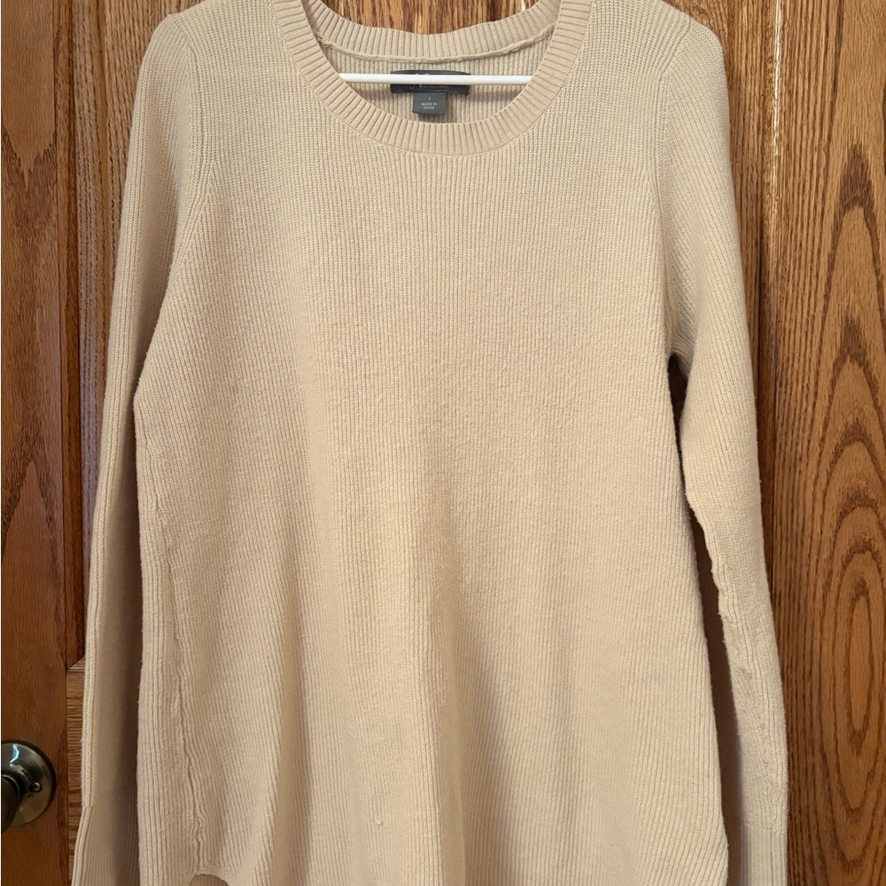 Natural Reflections Cream Crew Neck Sweater